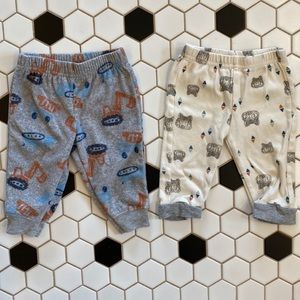 ASHER & OLIVIA and CARTERS | 6M Pants (Set of 2)